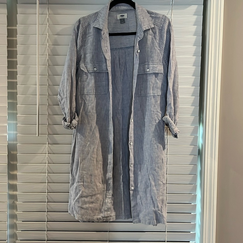 Pinstripe dress